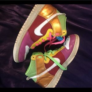 Rainbow Nike dunks